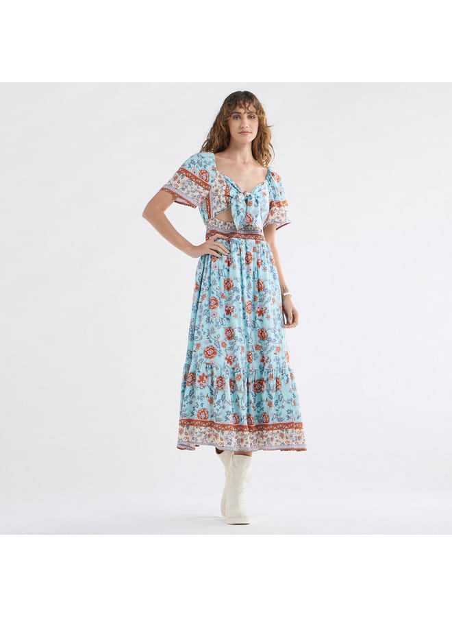 Splash FAV Floral Print Midi Dress  - Image 2