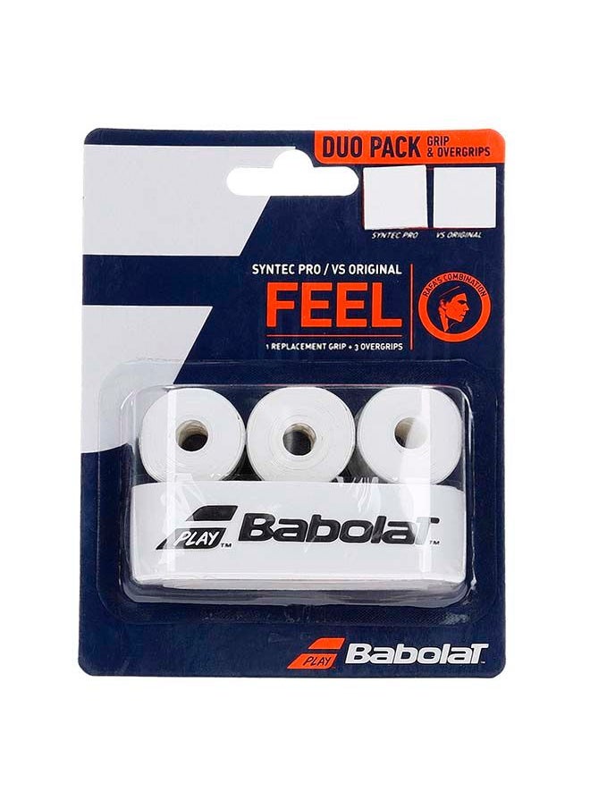 BabolaT Grips Syntec Pro X1 +Vs Orig X3 670068-101 Color White 