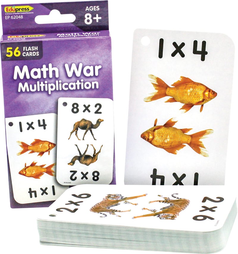 Teacher Created Resources Math War Multiplication Flash Cards (EP62048) - Image 1