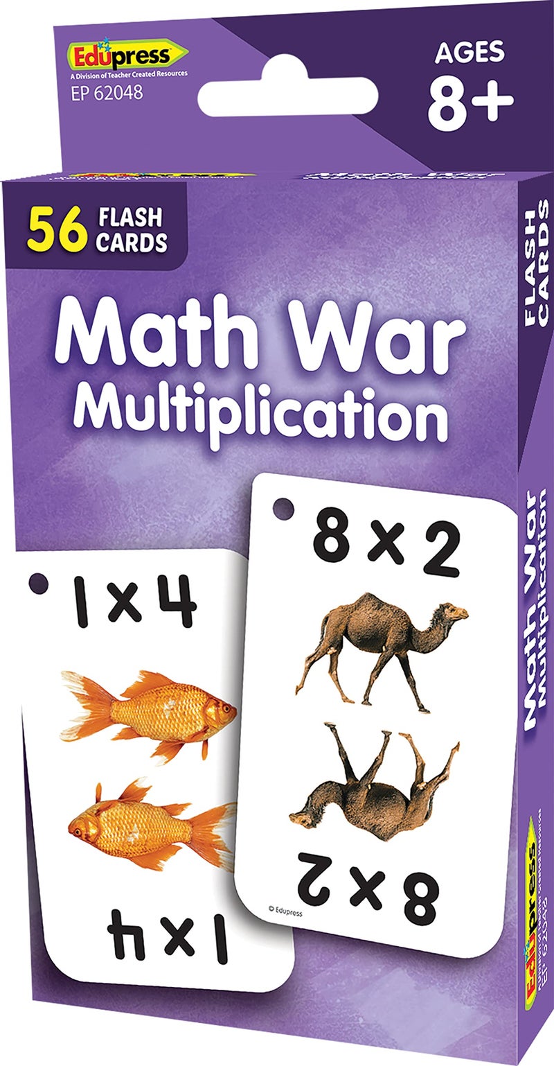 Teacher Created Resources Math War Multiplication Flash Cards (EP62048) - Image 5