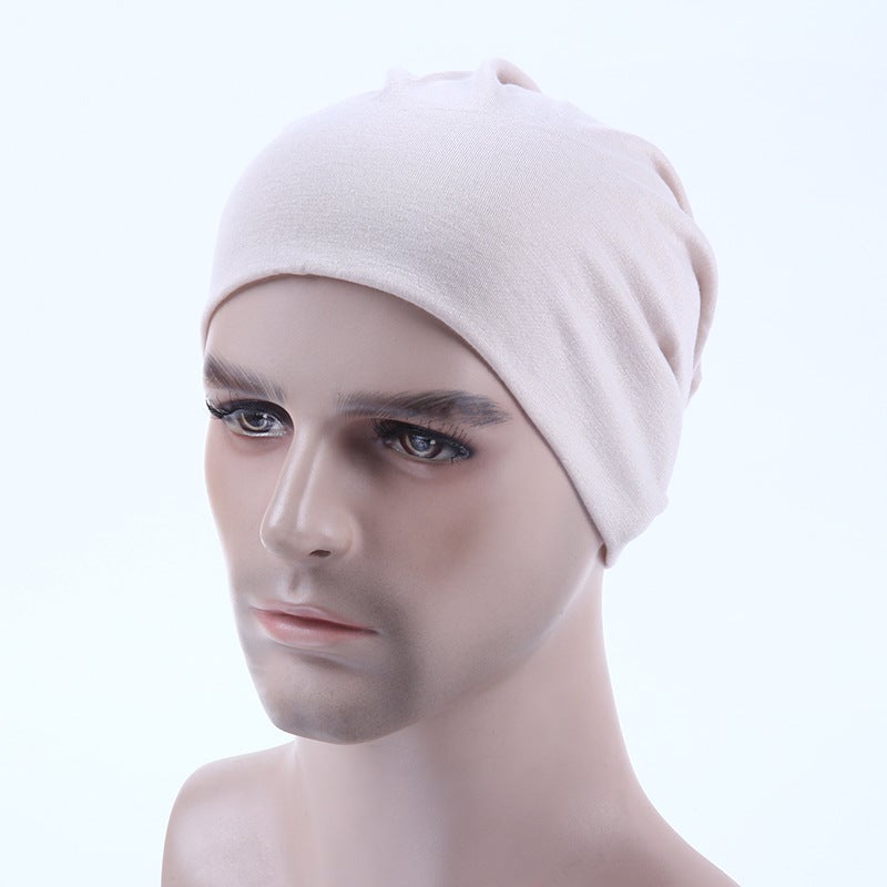 Unisex Candy-Color Dome Knit Caps Lightweight 9 Black  - Image 5