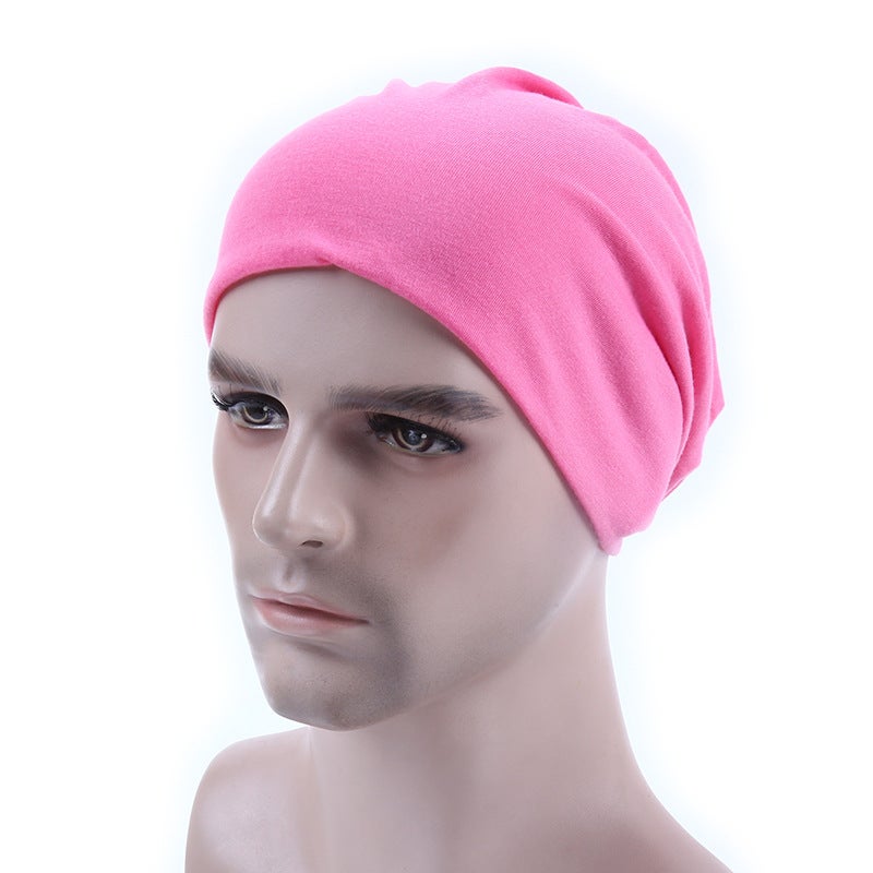 Unisex Candy-Color Dome Knit Caps Lightweight 9 Black  - Image 4