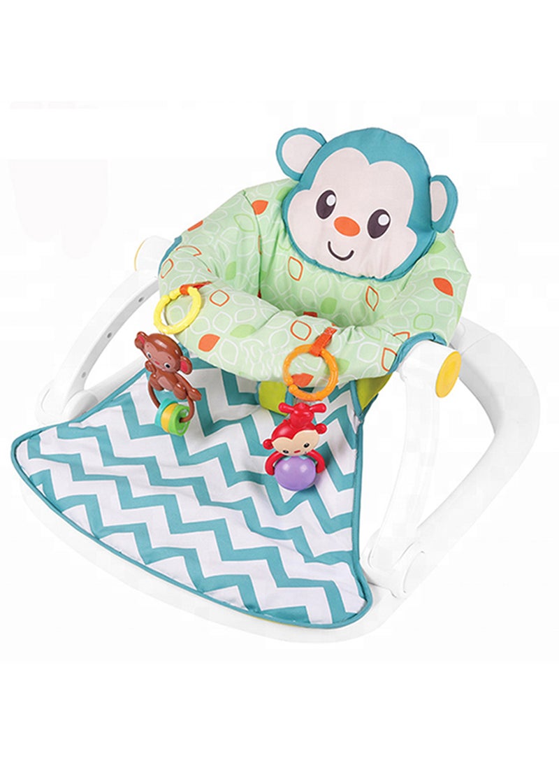Kidle Safe Unique Design Portable Baby Comfortable Floor Seat With Vibrant Colours - Image 3