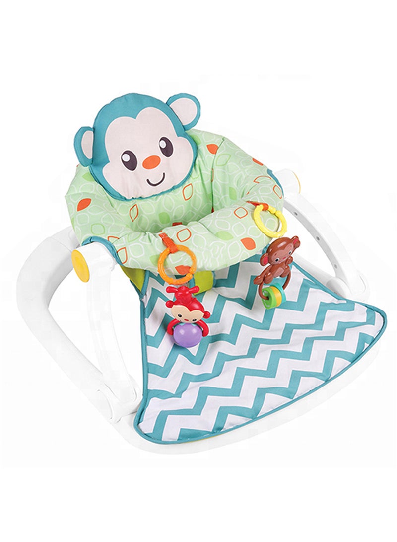 Kidle Safe Unique Design Portable Baby Comfortable Floor Seat With Vibrant Colours - Image 2