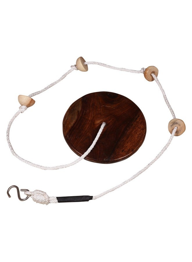 BOFFLE حبل تسلق BOFFLE مع منصات ومقاعد أرجوحة قرص - ملحقات أرجوحة ملعب خارجية للأطفال - أرجوحة خارجية على شكل إطار شجرة - كيس إضافي من الكارابينر - Image 2