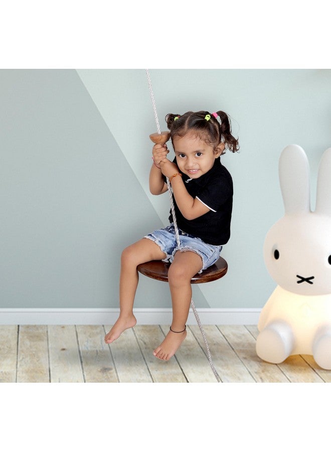 BOFFLE حبل تسلق BOFFLE مع منصات ومقاعد أرجوحة قرص - ملحقات أرجوحة ملعب خارجية للأطفال - أرجوحة خارجية على شكل إطار شجرة - كيس إضافي من الكارابينر - Image 1