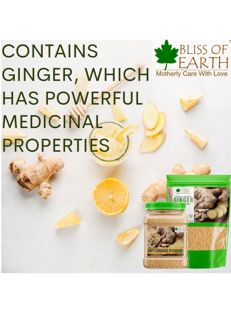 BLISS OF EARTH Organic Ginger Powder For Tea And Cooking 250g - Image 2