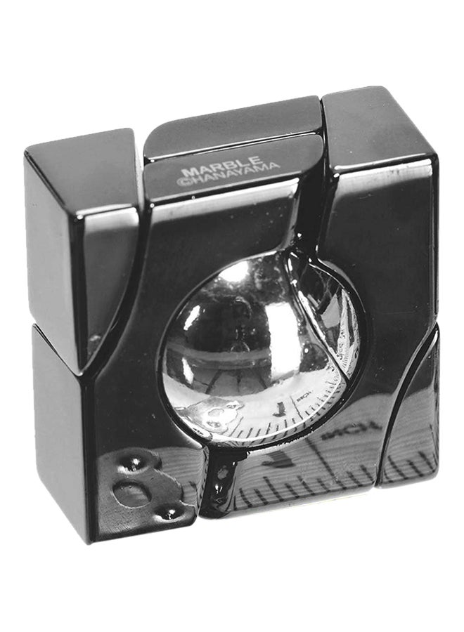 Marble Cast Metal Brain Teaser Puzzle 3.2 x 3.2 x 1.9centimeter - Image 1