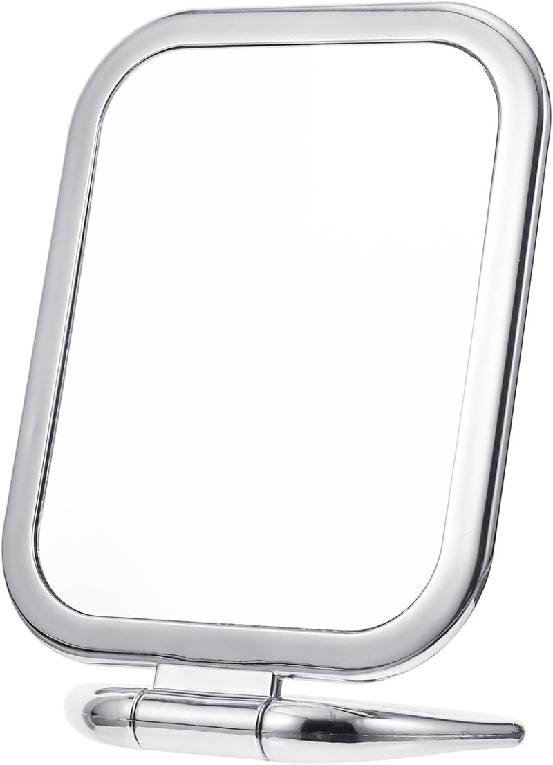 Double Sided Makeup Magnifying Mirror Folding Travel Vanity Mirror with 26cm X 20cm for Personal Care and On-the-go Use - Image 1