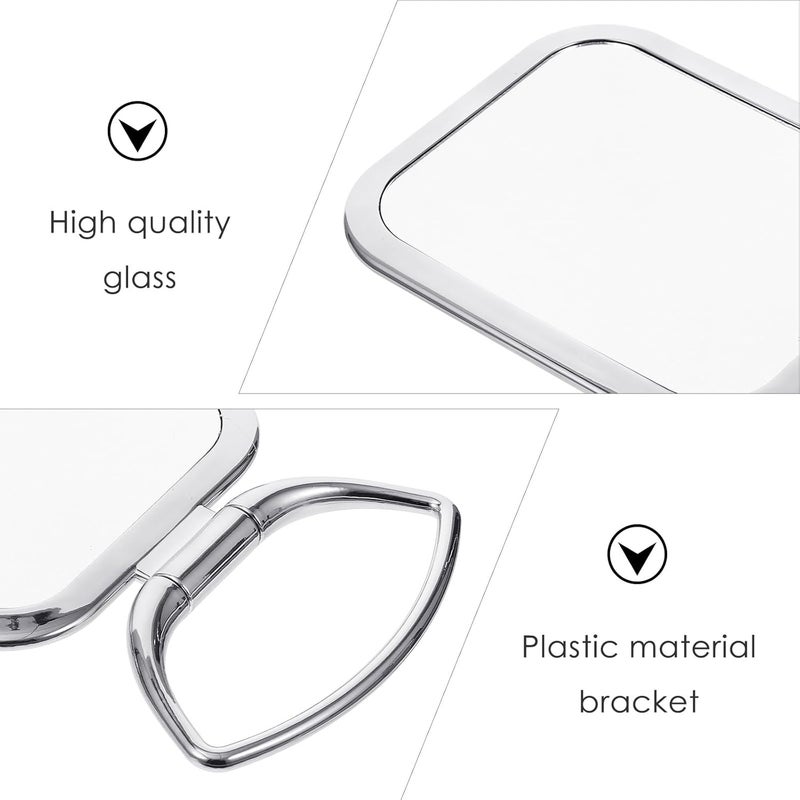 Double Sided Makeup Magnifying Mirror Folding Travel Vanity Mirror with 26cm X 20cm for Personal Care and On-the-go Use - Image 3