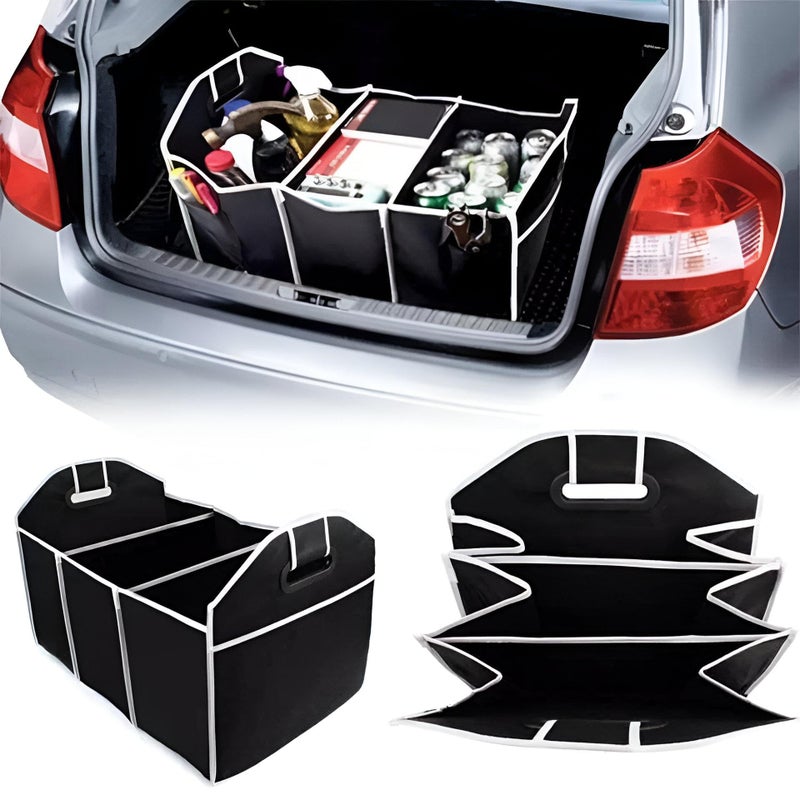 Travel Car Bin - Foldable Compartmentalized Storage with Rugged Build for Everyday Use and Long Journeys (1pc) - Image 5
