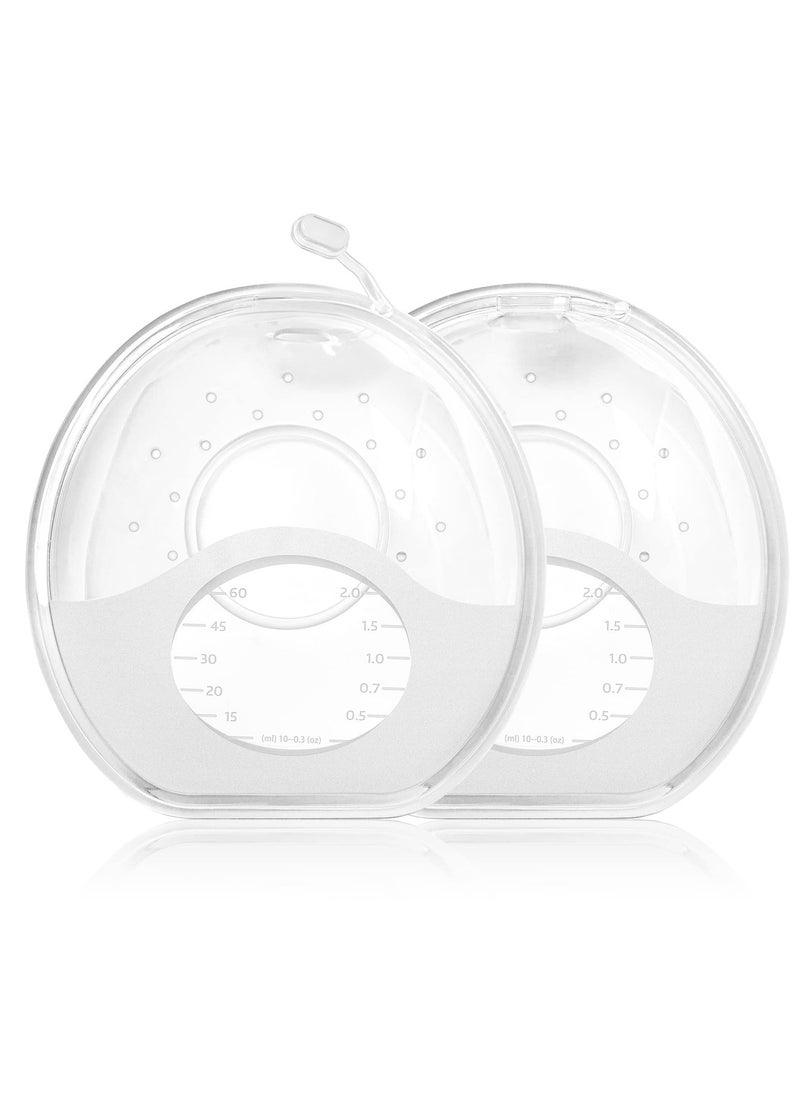 MIXDE New Model Silicone Breast Shell & Milk Collection Catcher for Breastfeeding Relief (2 in 1) Protect Cracked, Sore, Engorged Nipples While Nursing or Pumping During The Day  - Image 1