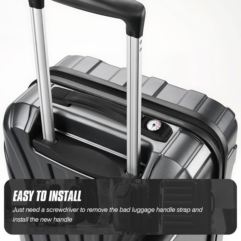 Ech.Apr Replacement Luggage Weightable Handle, Rubber Handheld Weight Scale, Luggage Handle Suitcase Strap with Graduated Mechanical Scale - Image 3
