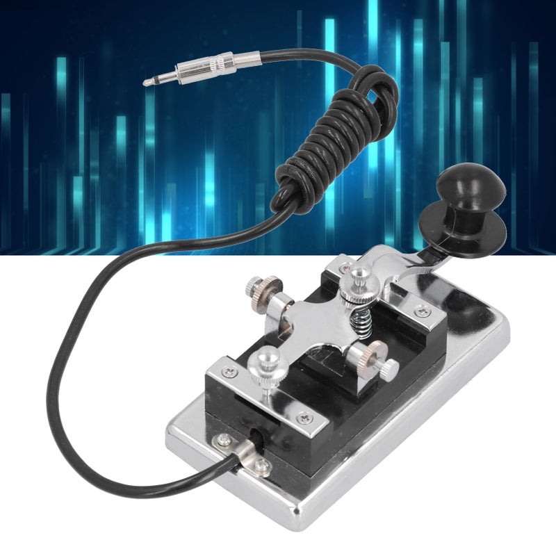 Morse Code CW Telegraph Hand Heavy Key Short Wave Radio Communication Teaching Aids HYK4 - Image 5