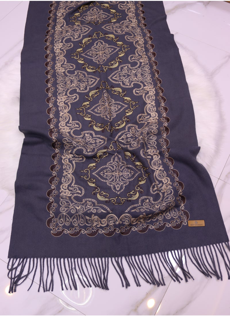 Embroidered Shawl with Fringe - pzsku/ZA9FACB212DA03CD2E59CZ/45/_/1737486402/eed5a413-999d-4771-94be-db2f3ace735e