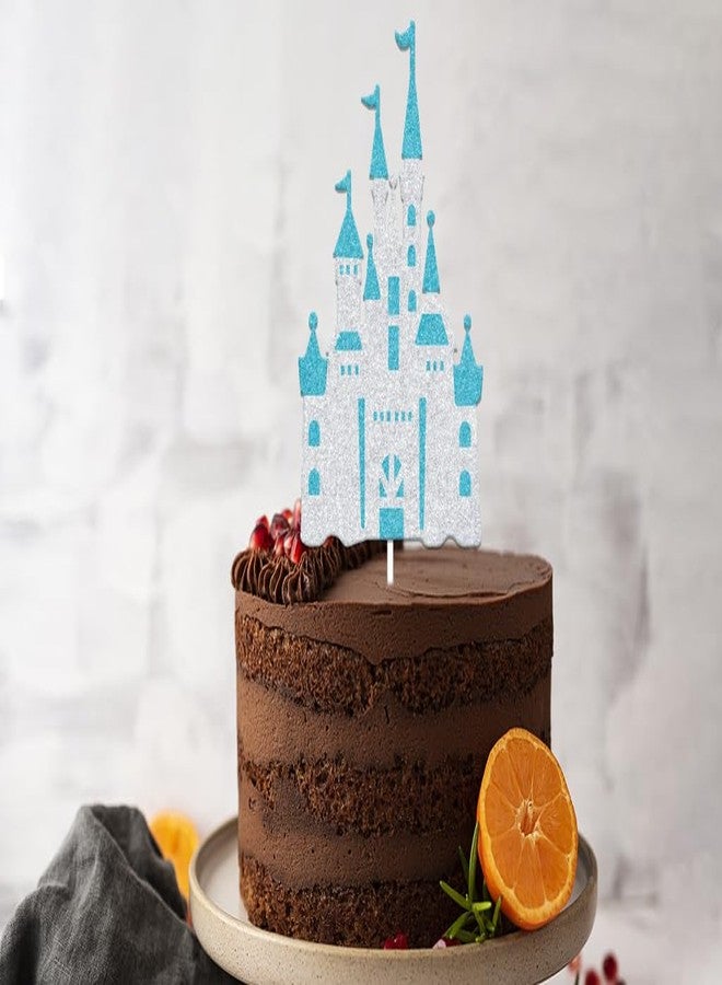 WFKLDF Castle Cake Topper Princess Cake Topper Castle Theme Birthday Party Decorations Princess Party Supplies Princess Baby Shower Supplies - Image 3