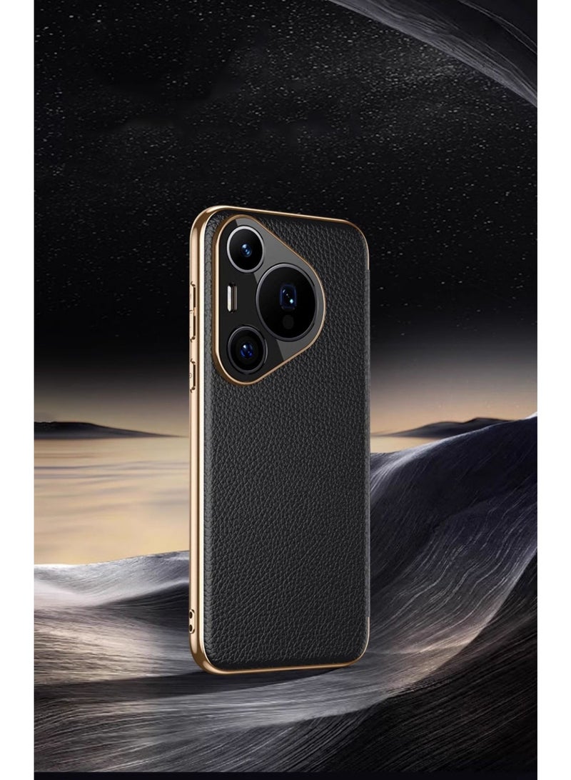 general New Magnetic Genuine Leather Flip - Case Tailored for Huawei Pura 70 Ultra - Image 2