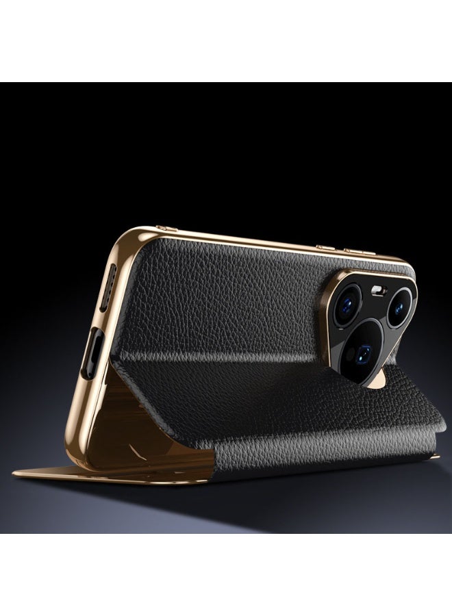 general New Magnetic Genuine Leather Flip - Case Tailored for Huawei Pura 70 Ultra - Image 3