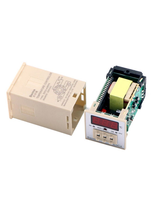 نيبمينينت جهاز تحكم رقمي في درجة الحرارة مع حامل بيج / رمادي 93 x 48ملليمتر - Image 3