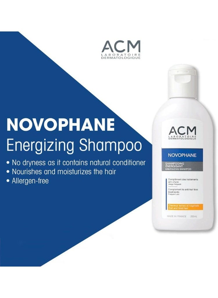 أيه سي أم شامبو نوفوفان المنشط المضاد للقشرة لجميع أنواع الشعر - ٢٠٠ مل | ينظف الشعر بلطف، ويقلل من القشرة والحكة - Image 3