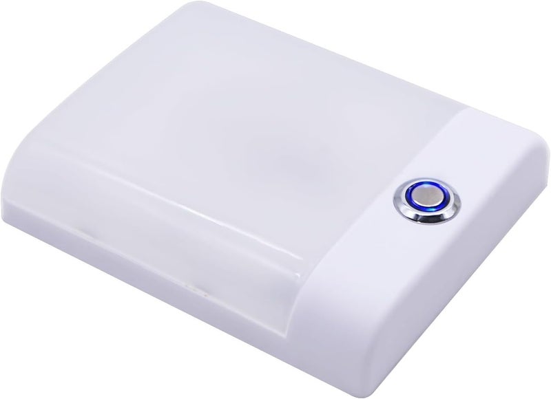 FACON LED 12V RV Interior Lights with Touch Dimmable Switch, Single Dome Light 6W 500LM, 3Colors: 3000K/3500K/4000K, 12Volts LED Ceiling Light for RV, Camper, Caravan, Trailer, 5th Wheel, Boat - Image 1