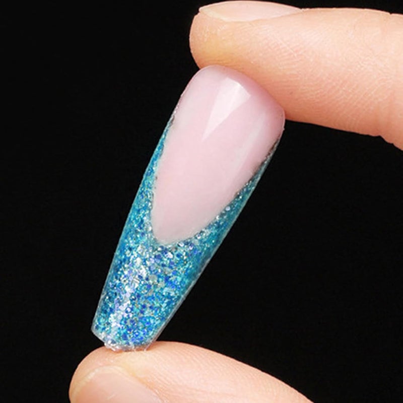 Clear Full Cover Duals Nail Form French Tip Stickers UV Gel Art Mold Artificial Tips for Extension Sticker Gel Stickers for Acrylic Nails Sticker Dispenser - Image 5