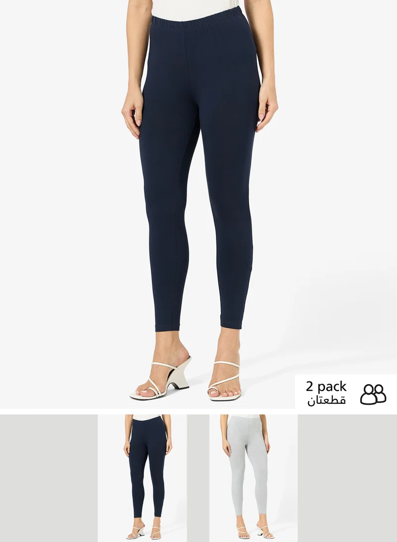 ريبلز مع نمشي Ladies Leggings 2-piece Pack