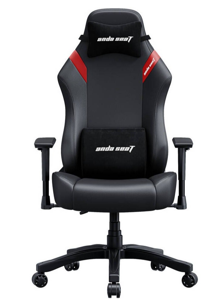 ANDASEAT LUNA PVC GAMING CHAIR (L) -  BLACK + RED (AD18-44-BR-PV). Andaseat Luna
