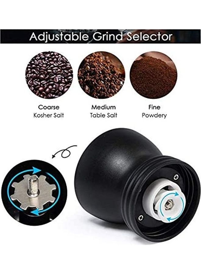 Manual Coffee Bean Grinder with 2 Glass Jars Multicolour  - Image 3