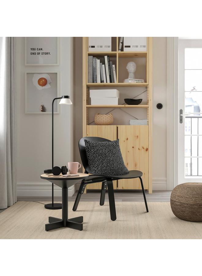 erorex Side Table, Pine Plywood/Black - Image 2