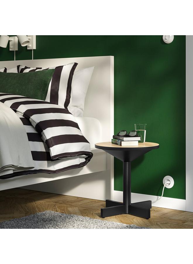 erorex Side Table, Pine Plywood/Black - Image 3