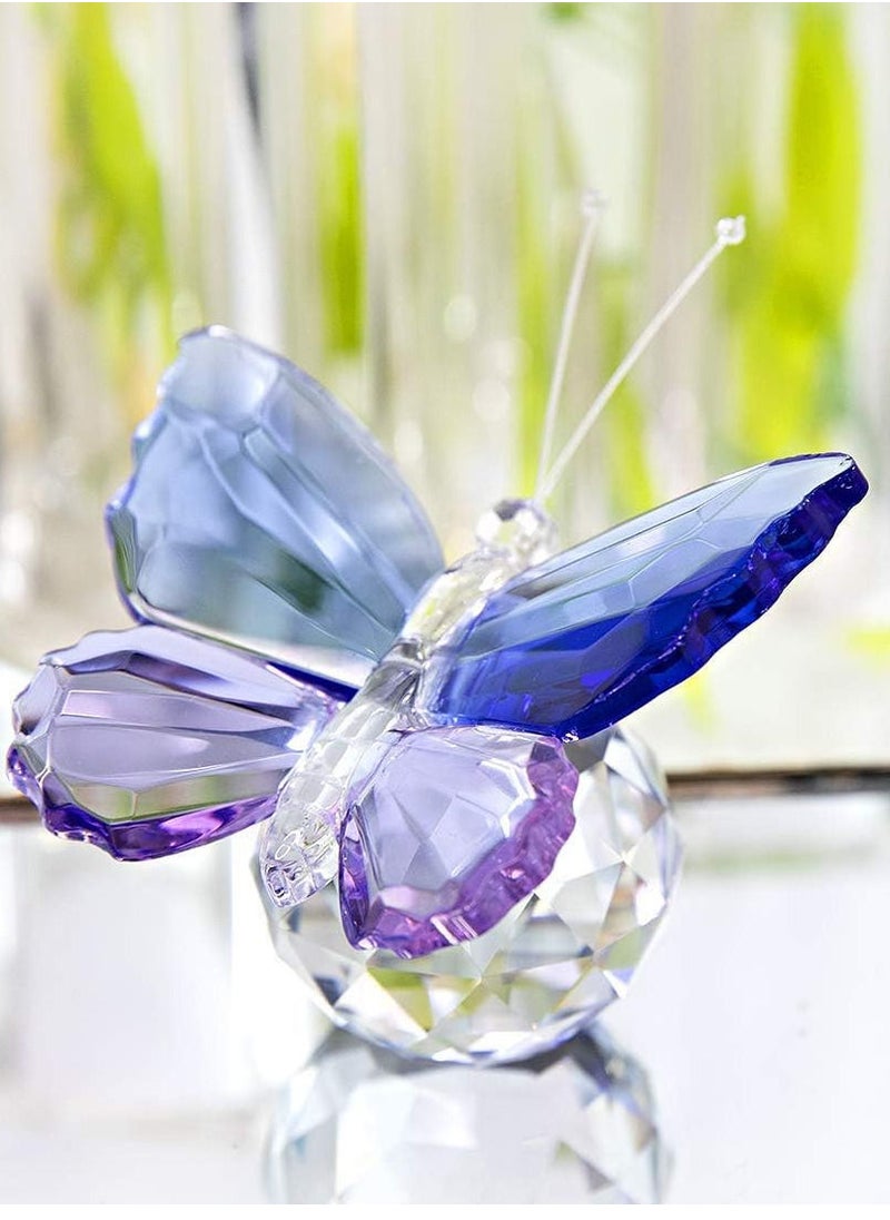 GROWSTEADY Crystal Butterfly Paperweight Figurine for Home Decor or Birthday Gift  - Image 2