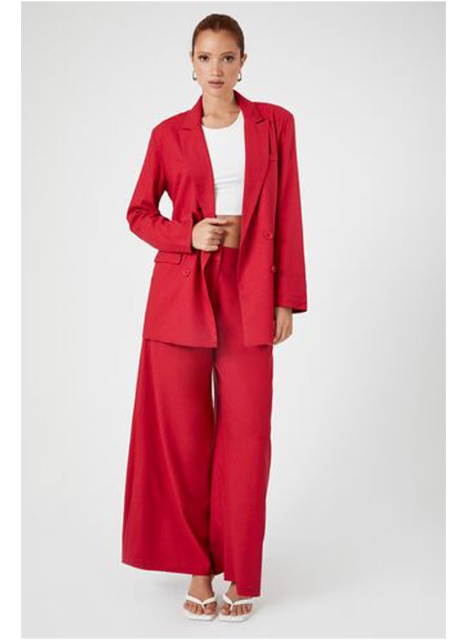 FOREVER 21 Double-Breasted Notched Blazer  - Image 4