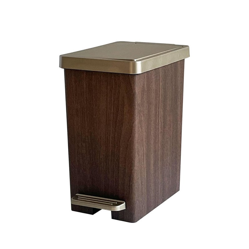 NALACAL 3.9 Gallon Trash Can with Foot Pedal - Hands-Free Step Trashcan for Home, Office, and Bathroom - Image 1