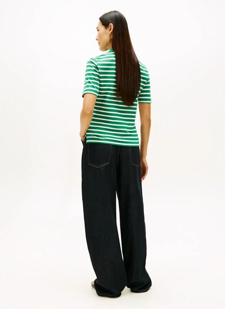 TOMMY HILFIGER Logo Striped Polo