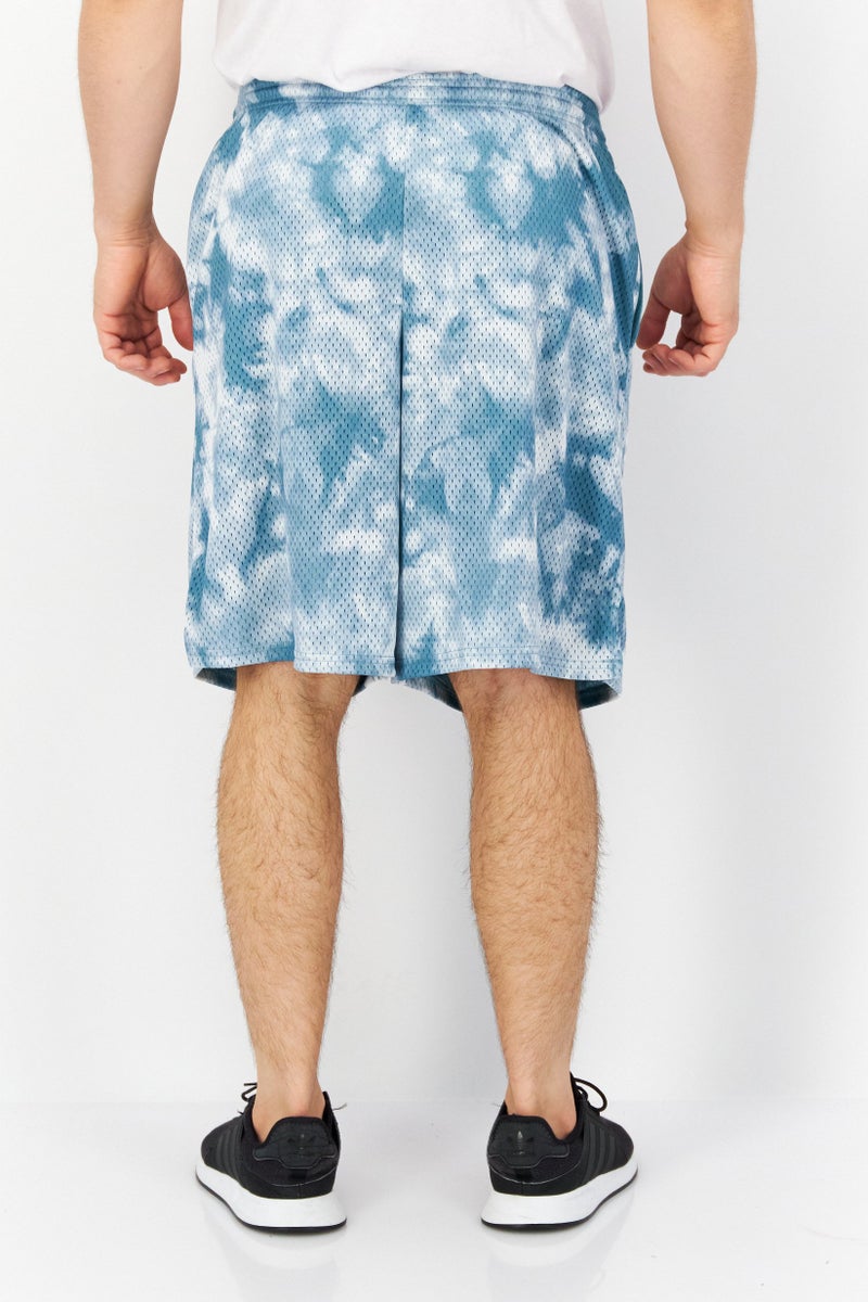 Champion Men Sportswear Fit Training Shorts, White/Sage  - Image 4