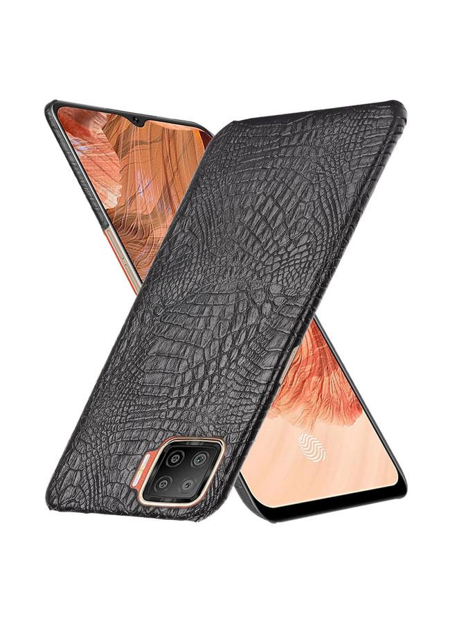 S-TOP Case For OPPO F17 / A73 2020 Shockproof Crocodile Texture PC + PU Case - Image 2