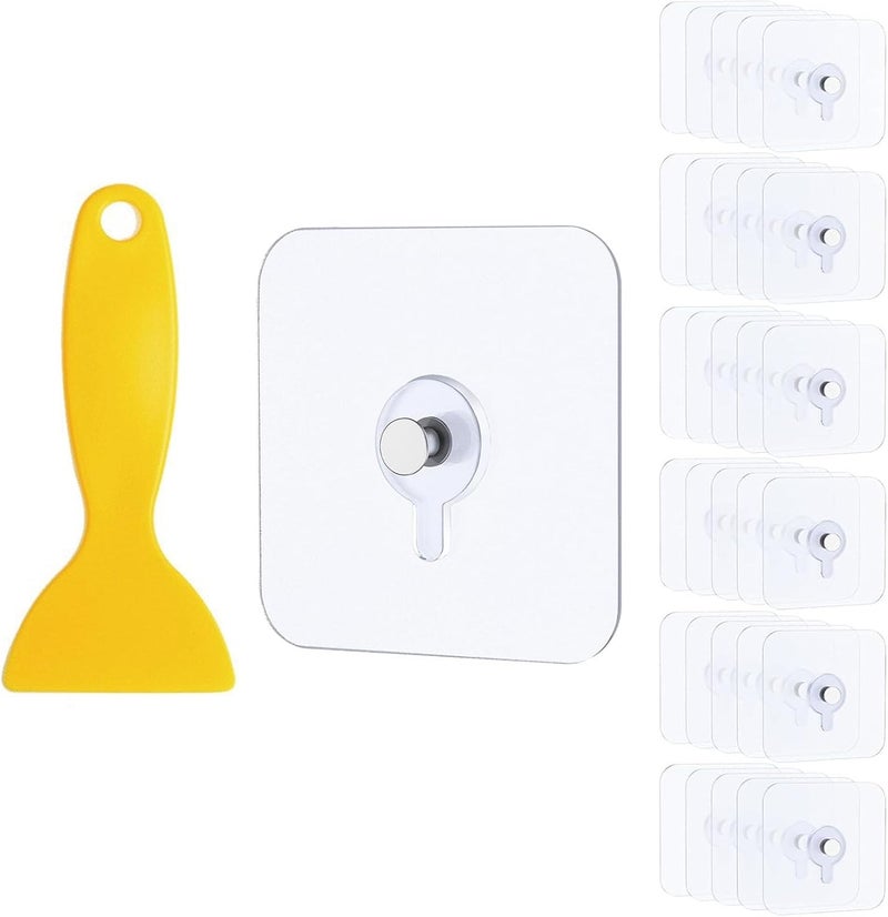 GoodTool 30 - Piece Self - Adhesive Picture Hooks - No - Drill Wall Hooks for Pictures , Canvases , and Artwork - Image 1