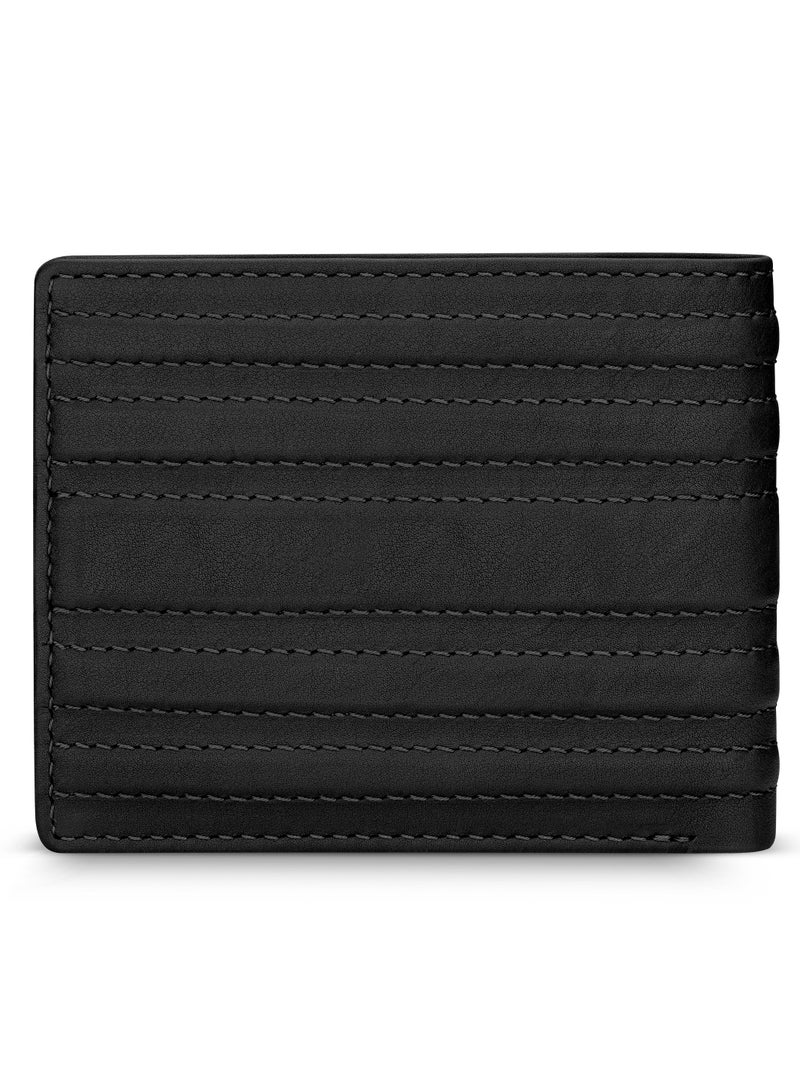 Ducati Corse Linea Black Leather Wallet for Men - Image 2