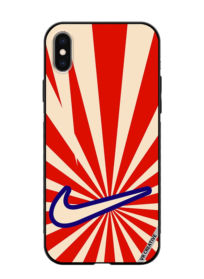 VR CREATIVE Protective Case Cover For Apple iPhone XS Max Nike Retro Design Multicolour - Image 1