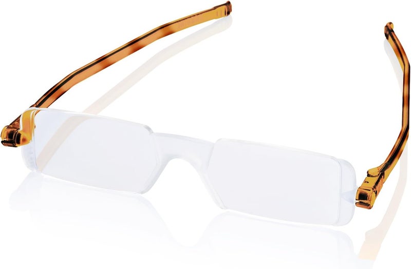 Nannini Compact One Optics 3.0 Tortoise Temples Reading Glasses - Image 3