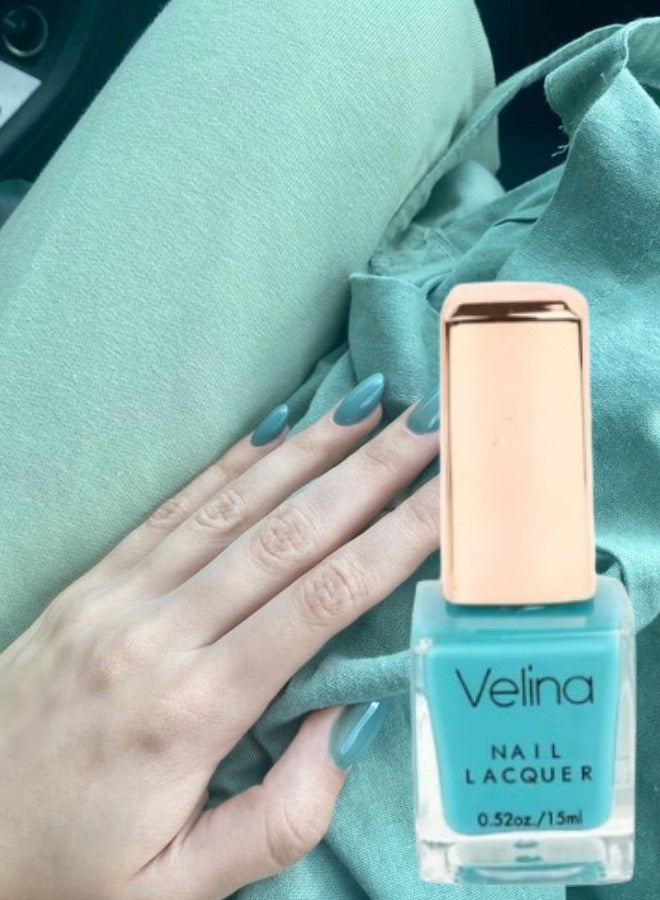 Velina Matte Nail Polish 14 Blue 15ml