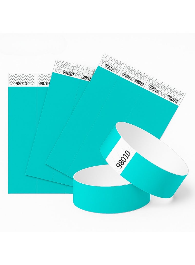 برينت شوب فور مي الأساور الورقية للمناسبات وأشرطة التعريف مصنوعة من مادة Tyveck 19 مم × 250 مم (أزرق نيون) - Image 5