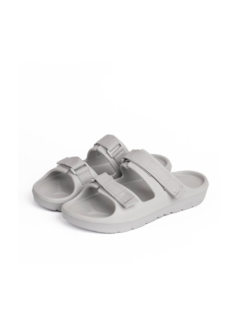 Onda Scootch Double Buckle Slipper Grey For Women  - Image 1