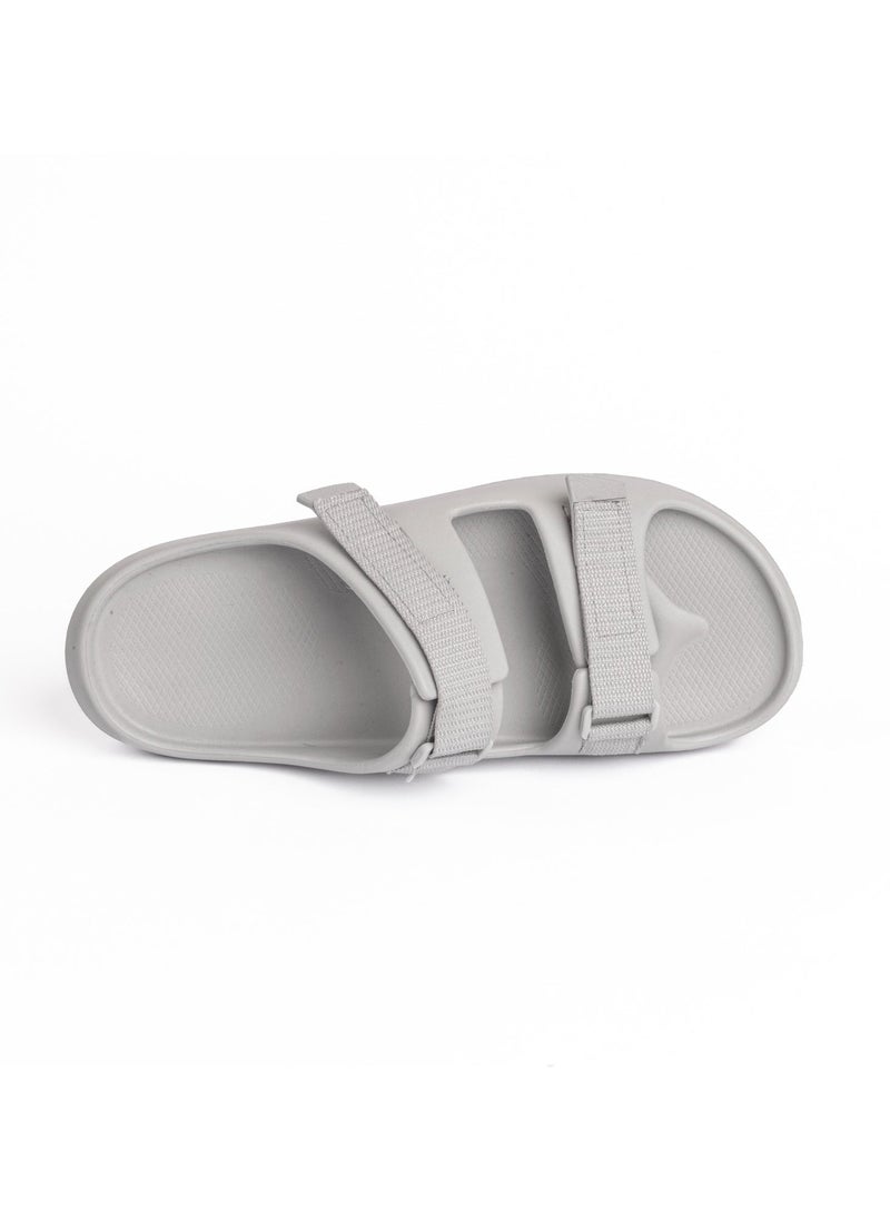 Onda Scootch Double Buckle Slipper Grey For Women  - Image 2