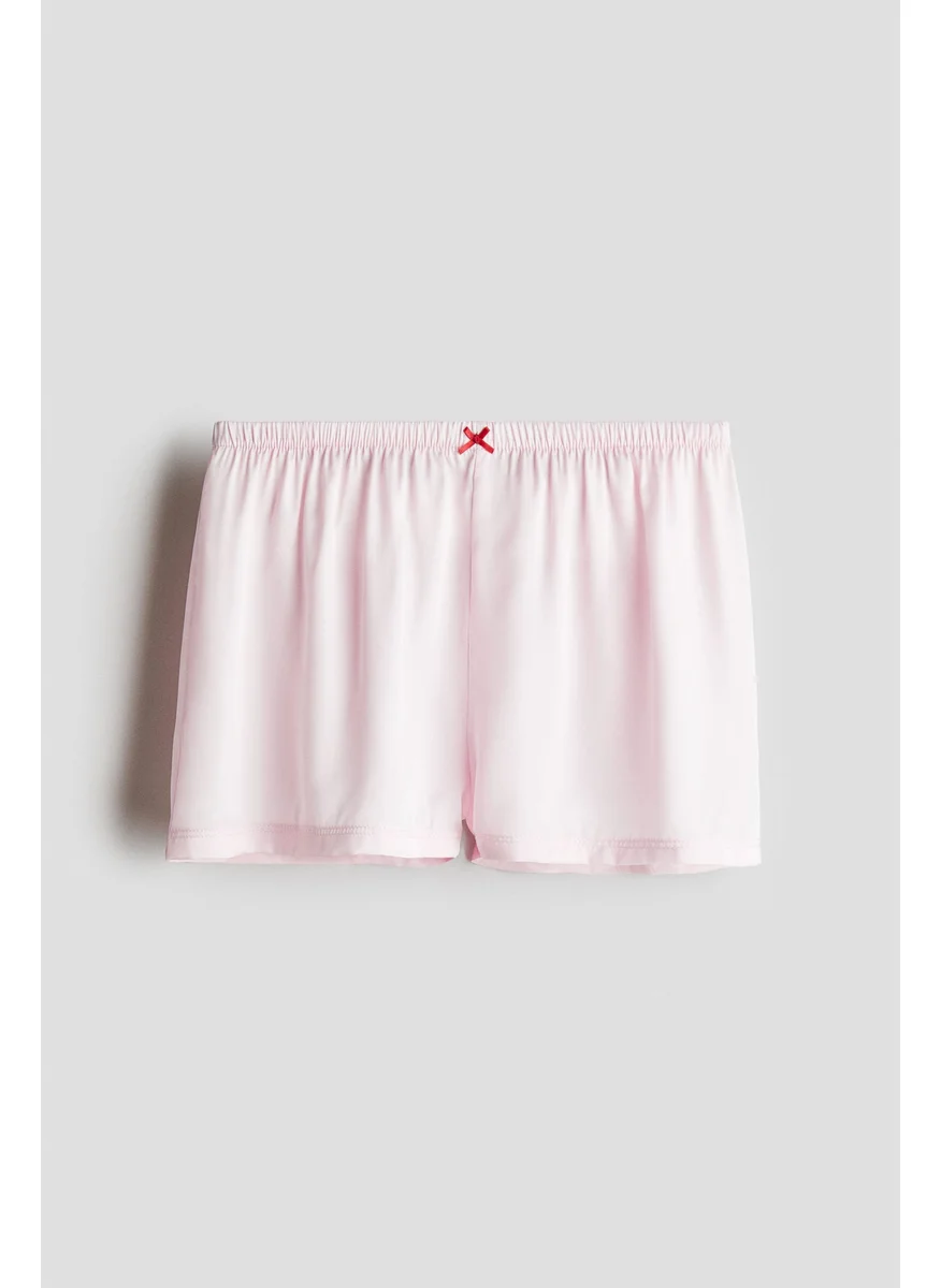 H and M COTTON PYJAMA SHORTS