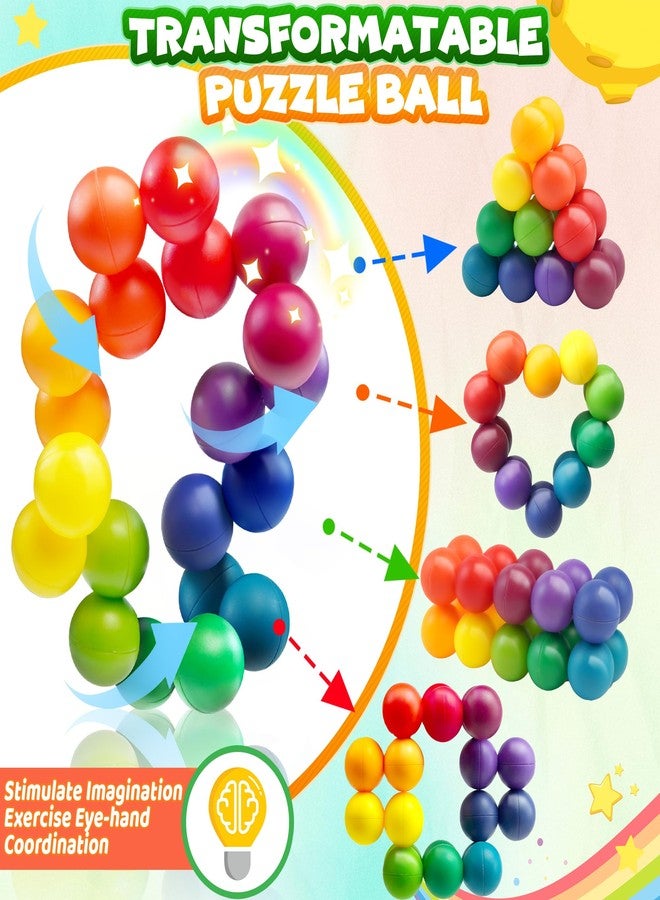 Dr.Kbder Sensory Autism Balls Toy for Toddler Kids, Easter Basket Stuffers gift chool Fidget Classroom Autistic Calm Down Treasure Box Airplane Travel For Age 3-5 5-7 3-4 4-8 Dementia Activities Valentines Day - Image 4