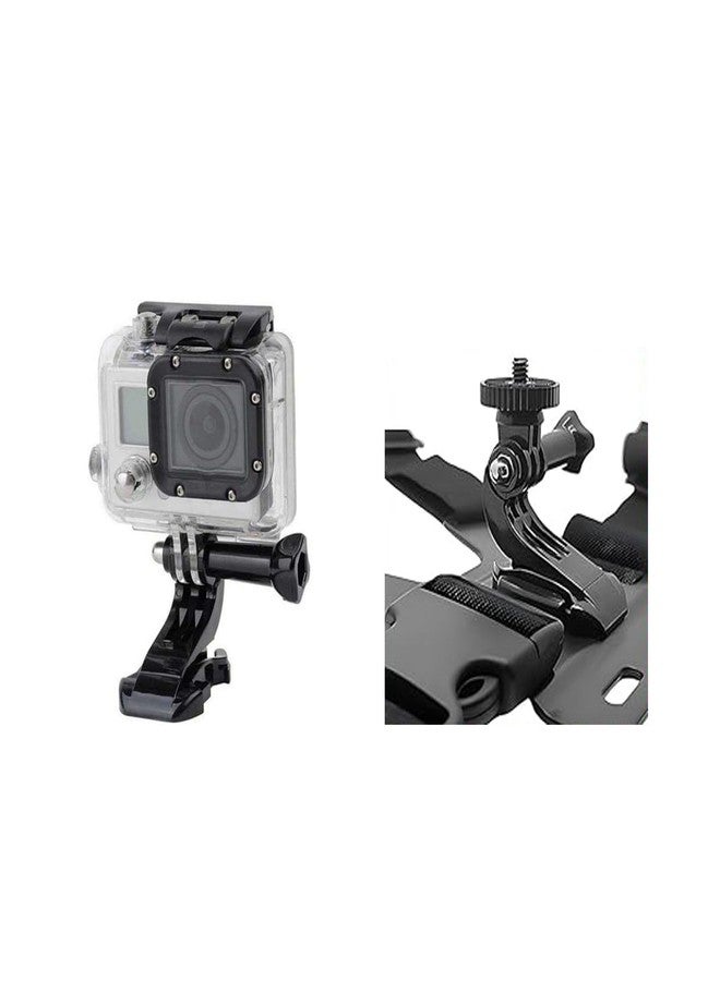 يوجير حزام صدر قابل للتعديل لكاميرات Insta 360 X5 X4 X3 X2 X ACE Pro ONE RS R GO 2 3، وحزام صدر لتثبيت الجسم لكاميرات GoPro Hero Series وFusion Max وDJI OSMO Action وAKASO ومعظم كاميرات الحركة. - Image 4