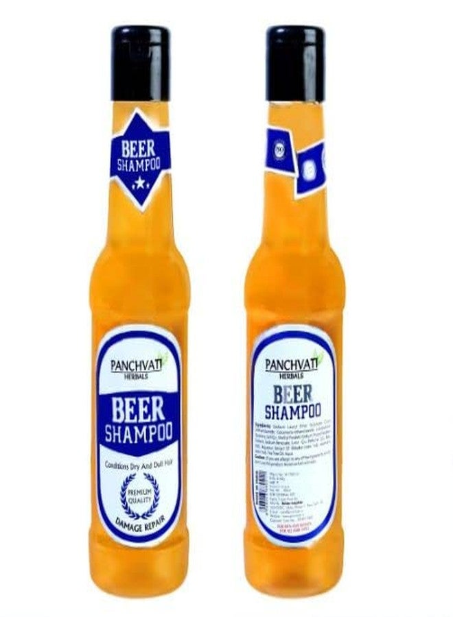 Panchvati Herbals Beer Shampoo for Dry and Dull Hair, Help for Repairs Damaged Hair. Pack of 3, Each 180 ml - Image 2