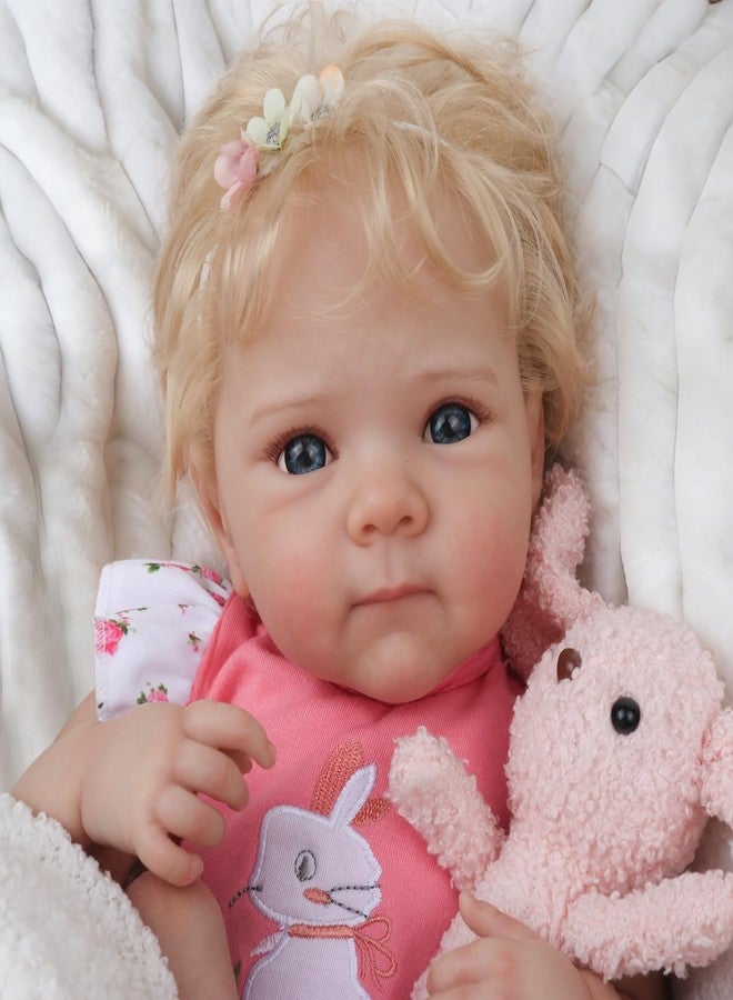 KSBD Reborn Baby Dolls 20 Inch Girl Doll - Realistic Newborn Real Life Baby Dolls, Soft Silicone Vinyl Real Baby Doll with Hand-Painted Details for Kids, Girls & Collectors - Image 3